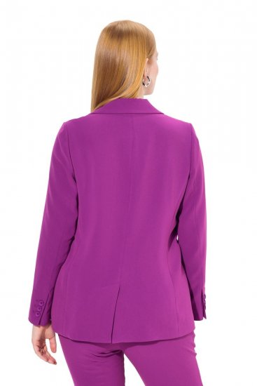 Ulla Popken 811944 Klassischer Blazer Pflaume - Blazer - Blazer für Frauen in Großgrößen