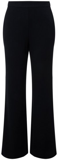 Ulla Popken 813306 Weite Anzughose mit Gummibund Dunkelblau - Stoffhosen - Weite Stoffhosen für Damen