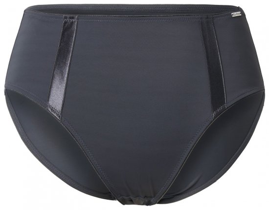Ulla Popken 815268 Gestreifte Slips Anthrazit - Slips - 
