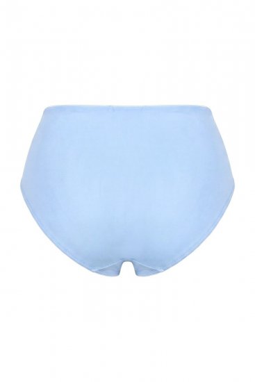 Ulla Popken 815268 Gestreifte Slips Hellblau - Slips - 