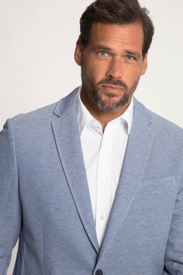 JP1880 815431 Sakko mit leichtem Halbfutter Meerblau - Herrenanzüge und -blazer - Herrenanzüge und -blazer in großen Größen