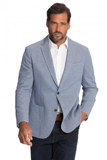 JP1880 815431 Sakko mit leichtem Halbfutter Meerblau - Herrenanzüge und -blazer - Herrenanzüge und -blazer in großen Größen