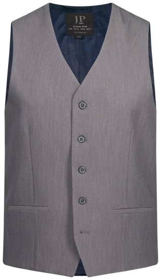 JP1880 Keos Flexnamic Anzugweste Stahlgrau - Herrenanzüge und -blazer - Herrenanzüge und -blazer in großen Größen