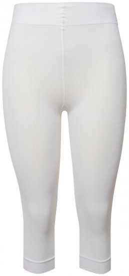 Ulla Popken 815580 3/4-Strumpfleggings mit Oberschenkelschutz 80 den Weiß - Strumpfhosen & Socken - 