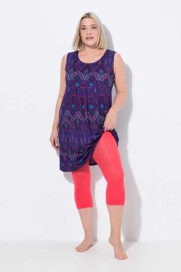Ulla Popken 815580 3/4-Strumpfleggings mit Oberschenkelschutz 80 den Hellrot - Strumpfhosen & Socken - 