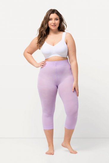 Ulla Popken 815580 3/4-Strumpfleggings mit Oberschenkelschutz 80 den Altrosa - Strumpfhosen & Socken - 