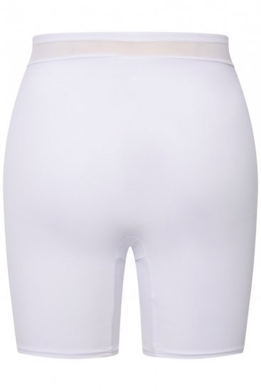 Ulla Popken 816440 Shaping-Shorts mit hoher Taille Weiß - Shapewear - 