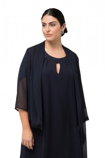 Ulla Popken 817211 Jacke Dunkelblau - Jacken - Große Jacken für Damen