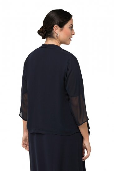 Ulla Popken 817211 Jacke Dunkelblau - Jacken - Große Jacken für Damen