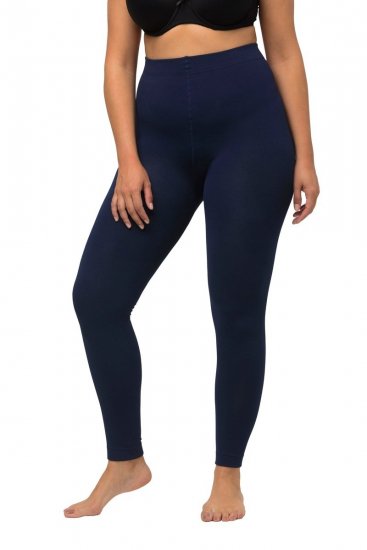 Ulla Popken 819652 Wärmende Strumpfleggings Dunkelblau - Strumpfhosen & Socken - 