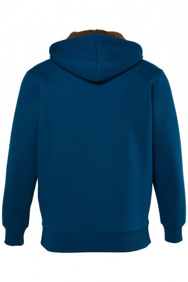 JP1880 820464 Kapuzenjacke mit Teddyfutter Tintenblau TALL - TALL sweatshirts - TALL Sweatshirts mit Extralänge