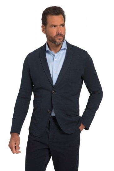 JP1880 820825 Sweatsakko Dunkelblau - Herrenanzüge und -blazer - Herrenanzüge und -blazer in großen Größen