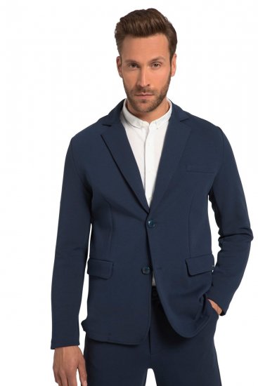 JP1880 New York Flexnamic Jerseysakko mit Pattentaschen Nachtblau - Herrenanzüge und -blazer - Herrenanzüge und -blazer in großen Größen