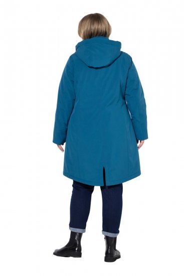 Ulla Popken 821495 Funktionsmantel Petrol - Mäntel - Große Größen: Mäntel für Damen