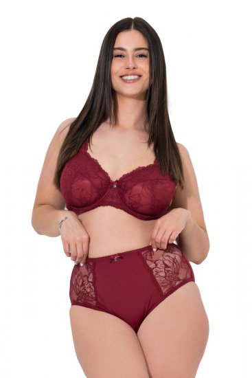Ulla Popken 822864 Slips mit Spitze Flieder - Slips - 