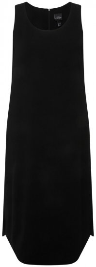 Ulla Popken 823276 Ärmelloses Kleid Schwarz - Maxikleider - Große Größen: Lange Maxikleider
