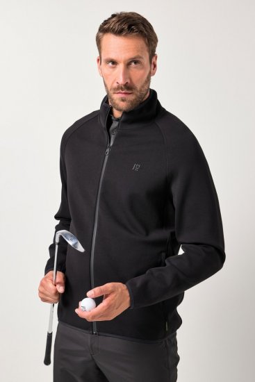 JAY-PI FLEXNAMIC® Golf Sweat Jacket with Zipper Black - Sportbekleidung & outdoor - Herren Outdoor- & Sportmode in 2XL und größer