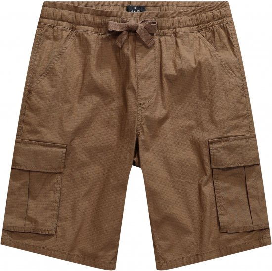 JP1880 Jay-Pi Flexnamic Bermuda Cargo Shorts Copper Brown - Sportbekleidung & outdoor - Sportbekleidung in große größen für herren