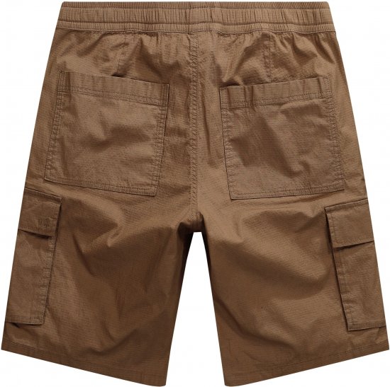 JP1880 Jay-Pi Flexnamic Bermuda Cargo Shorts Copper Brown - Sportbekleidung & outdoor - Sportbekleidung in große größen für herren