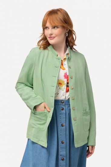 Ulla Popken 823539 Jacke Oliv - Jacken - Große Jacken für Damen