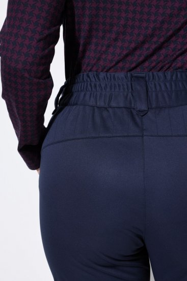 Ulla Popken 824297 Softshellhose mit Schneefang Dunkelblau - Skibekleidung - 