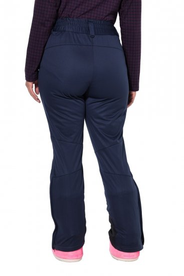 Ulla Popken 824297 Softshellhose mit Schneefang Dunkelblau - Skibekleidung - 