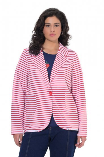 Ulla Popken 824355 Jerseyblazer Koralle - Blazer - Blazer für Frauen in Großgrößen