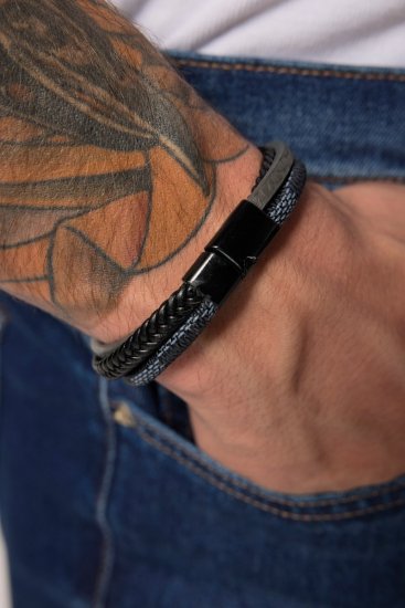 JP1880 824904 Armband extralang Schwarz - Schmuck - 