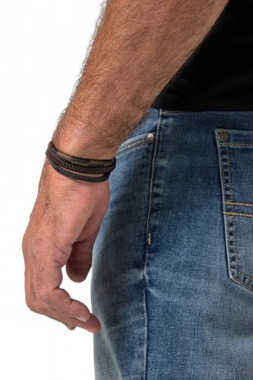 JP1880 824904 Armband extralang Mahagonibraun - Schmuck - 