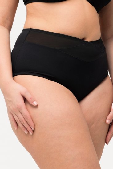 Ulla Popken 825676 Shaping-Slip mit hoher Taille Schwarz - Shapewear - 