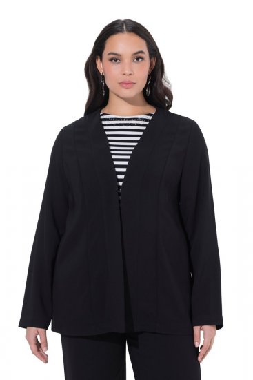 Ulla Popken 825828 Jacke Schwarz - Jacken - Große Jacken für Damen