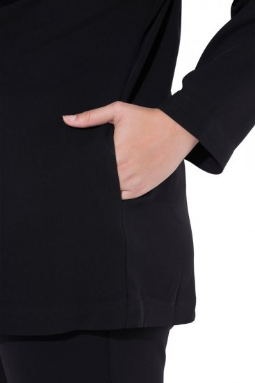 Ulla Popken 825828 Jacke Schwarz - Jacken - Große Jacken für Damen