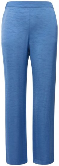 Ulla Popken 826163 Weite Anzughose Denimblau - Stoffhosen - Weite Stoffhosen für Damen
