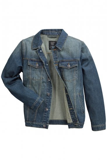 JP1880 Denim Jacket Dark Blue Denim - Herren jacken - Herren Jacken in großen Größen