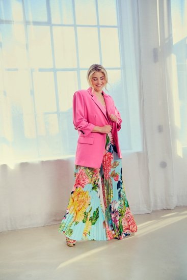 Ulla Popken 826487 Oversize-Blazer Rosa - Blazer - Blazer für Frauen in Großgrößen