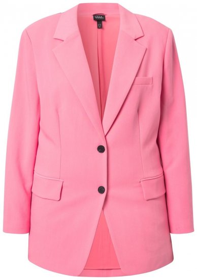 Ulla Popken 826487 Oversize-Blazer Rosa - Blazer - Blazer für Frauen in Großgrößen