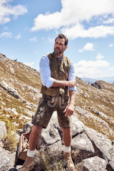 JP1880 Modern Fit Button-Down Collar Long Sleeve Check Shirt Light Blue - Herrenhemden - Herrenhemden in großen Größen