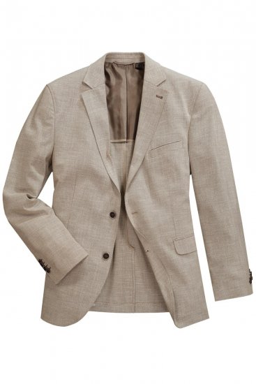 JP1880 Bamboo Flexnamic Sakko Sand - Herrenanzüge und -blazer - Herrenanzüge und -blazer in großen Größen