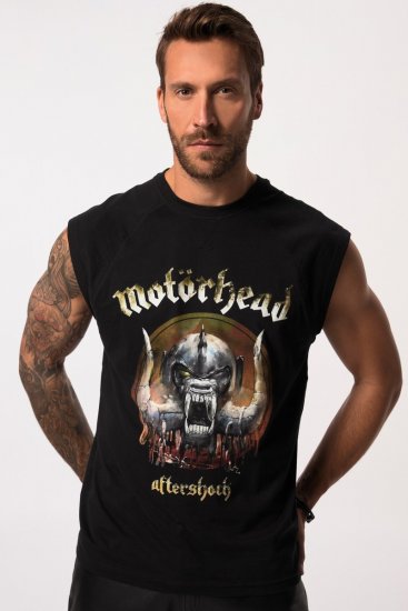 JP1880 Ozzy Motörhead Graphic Band T-Shirt Black - Herren-T-Shirts - Herren-T-Shirts in großen Größen