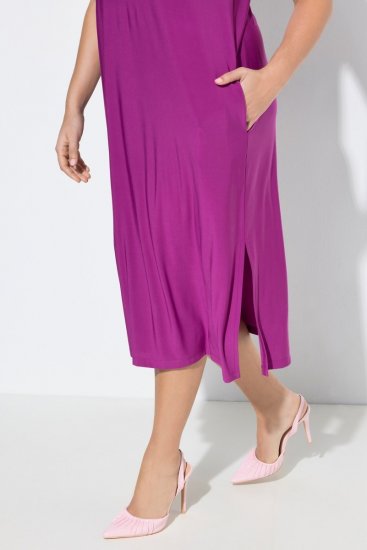 Ulla Popken 827908 Ärmelloses Jerseykleid Flieder - Jerseykleider - 