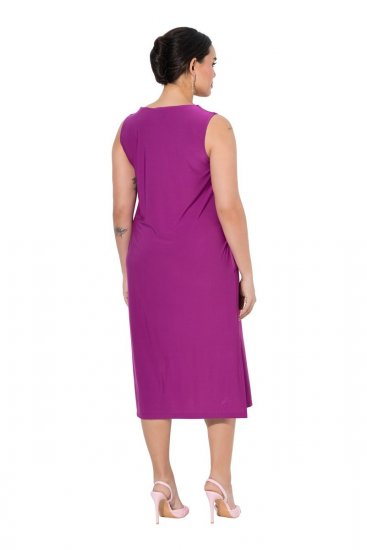 Ulla Popken 827908 Ärmelloses Jerseykleid Flieder - Jerseykleider - 