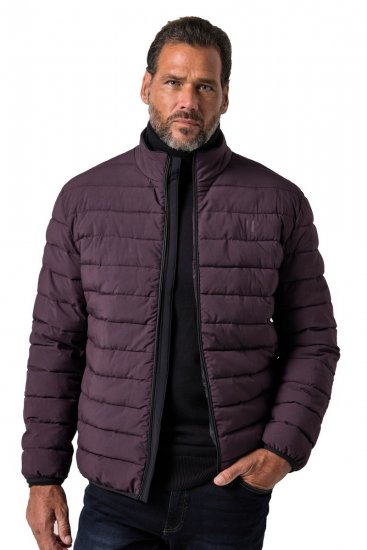 JP1880 828991 Steppjacke mit Stehkragen Pflaume - Herren jacken - Herren Jacken in großen Größen