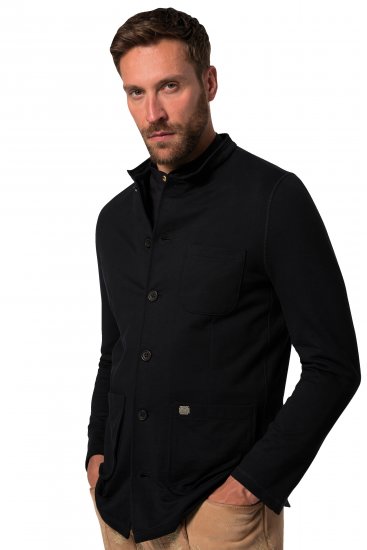 JP1880 Comfortable & Stretchy FLEXNAMIC® Light Jacket Black - Herren jacken - Herren Jacken in großen Größen