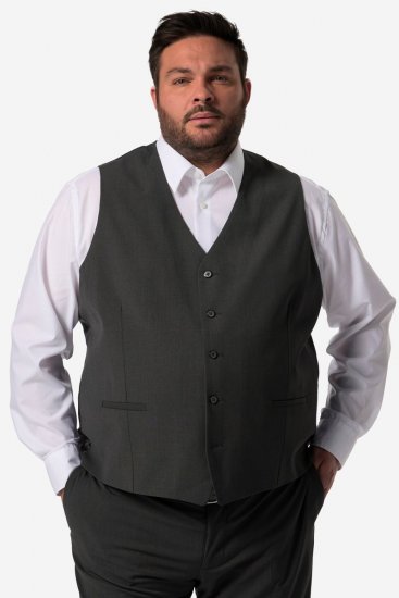 Men+ 472 Barcelona Anzugweste Anthrazit - Herrenanzüge und -blazer - Herrenanzüge und -blazer in großen Größen