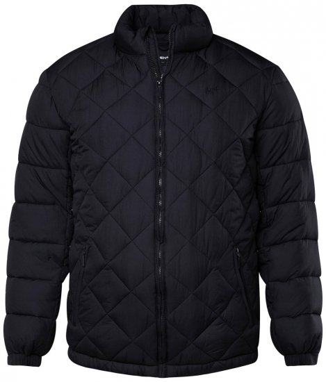Men+ 494 Steppjacke mit Stehkragen Dunkelblau - Herren jacken - Herren Jacken in großen Größen
