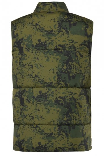 JP1880 831610 Weste gesteppt in Camouflage Grün - Herren jacken - Herren Jacken in großen Größen