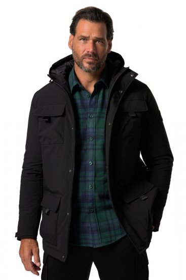 JP1880 832202 Fieldjacket mit Kapuze Schwarz TALL - TALL jacken - Jacken in TALL-Länge