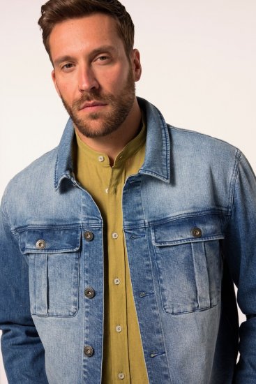 JP1880 832510 Stretch Jeansjacke Indigoblau - Herren jacken - Herren Jacken in großen Größen