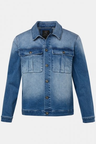 JP1880 832510 Stretch Jeansjacke Indigoblau - Herren jacken - Herren Jacken in großen Größen