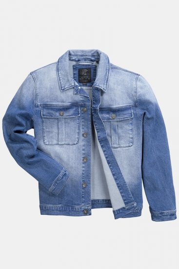 JP1880 832510 Stretch Jeansjacke Indigoblau - Herren jacken - Herren Jacken in großen Größen